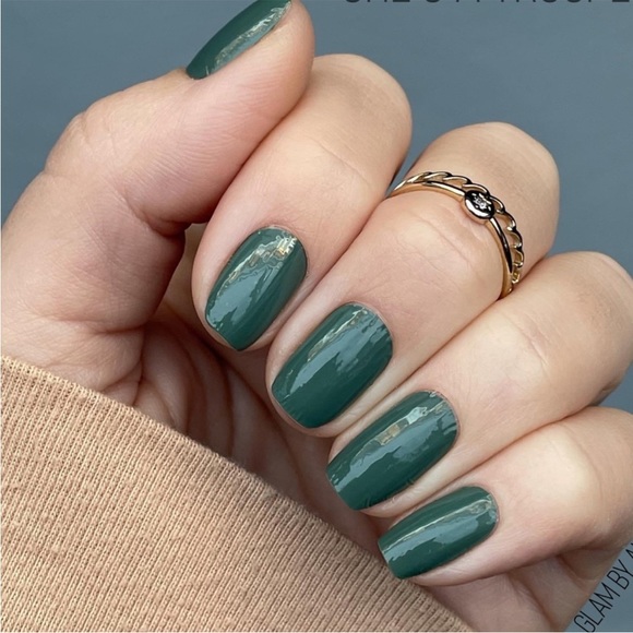 *Retired* Color Street: She’s a Trooper | Dark Green Military Fall Winter Chic - Picture 5 of 14